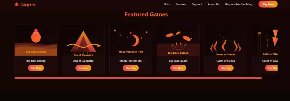 Caspero Casino Bonus 500 Euro und 200 Freispiele
